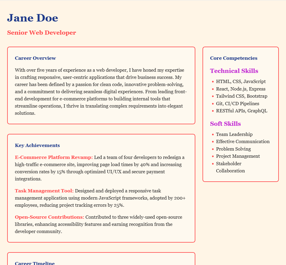 Bold typography